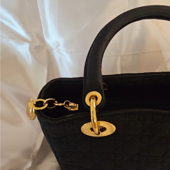 Christian Dior Authentic preloved CD Nylon Cannage Medium Lady Dior Bag - Picture 3 of 16